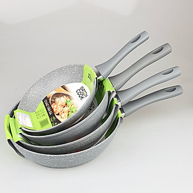 Chảo từ chống dính vân đá sâu lòng Green Cook GCP02