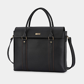 Túi xách công sở nam nữ thanh lịch, túi đựng tài liệu A4 nắp gập IDIGO UB2 - 5067