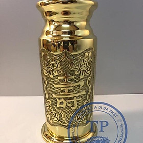 Mua Ống hương Thờ bằng  đồng vàng KH12877