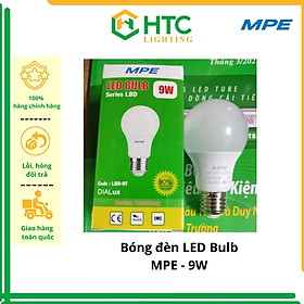 Bóng đèn led tròn bulb 9w - thương hiệu mpe