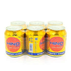 Lốc 6 Lon Nước Tăng Lực HINO (250ml/Lon)