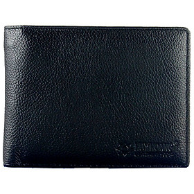 Bóp nam da bò màu đen HJ2102-05-08-14