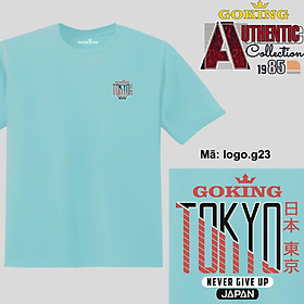 TOKYO, mã logo.g23. Hãy tỏa sáng như kim cương, qua chiếc áo thun Goking siêu hot cho nam nữ trẻ em, áo phông cặp đôi, gia đình, đội nhóm