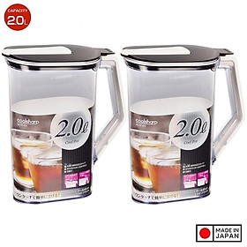 Combo 02 bình nước cao cấp pearl metal 2.0l - hàng nội địa nhật bản |#made in japan|