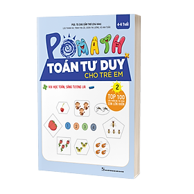 Sách POMath - Toán Tư Duy Cho Trẻ Em 4-6 Tuổi (Tập 2)