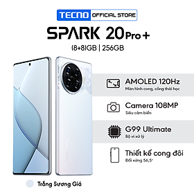 Điện thoại Tecno Spark 20 Pro+ (8+8)GB/256GB - Hàng Chính Hãng