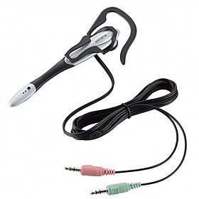 Mua Tai Nghe Móc Tai Có Micro Elecom HS-EP13SV - Bạc - Hàng chính hãng