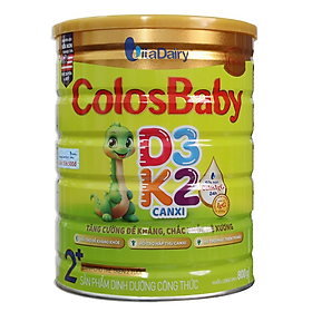 Sữa công thức Colosbaby D3K2 2+ lon 800g - Tăng cường đề kháng