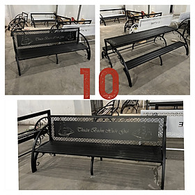 Mua Ghế sân vườn thông minh Juno Sofa 1m2 mở thành bàn ghế đôi mặt CNC nhiều KT lựa chọn 1m2 1m5 2m