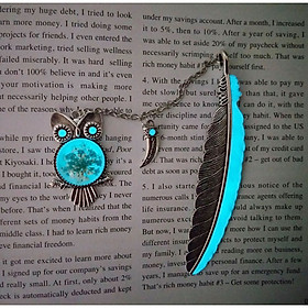 Kẹp sách bookmark dạ quang Chim cú