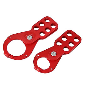 Steel Constructed Lockout Tagout Hasp, Holds Up To 6 Padlocks