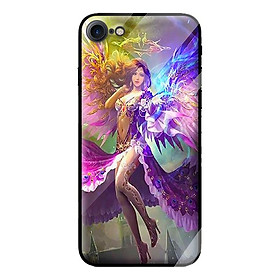 Ốp lưng kính cường lực cho iPhone 7 Girl 215 - Hàng chính hãng