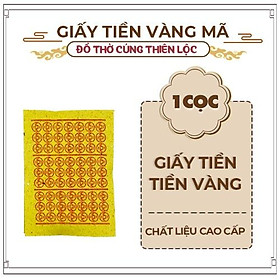 Giấy Tiền Vàng Cao Cấp Hàng Mã Đồ Thờ Cúng Thiên Lộc - Bó 10 Xấp