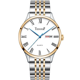 Đồng hồ nam chính hãng Teintop T7017-5 Fullbox, Kính sapphire ,chống xước,chống nước,dây kim loại thép không gỉ 316L, Mới 100%,Bảo hành 12 tháng,Thiết kế đơn giản ,trẻ trung và sang trọng