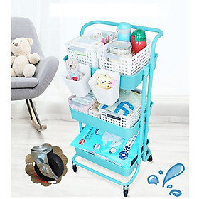 Mua Kệ (Giá) Đựng Đồ Bỉm Sữa 3 tầng Siêu Tiện Lợi cho Mẹ và Bé