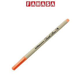 Bút Lông Đầu Cọ Artline Supreme Brush Pen EPFS-F - Fluoro Orange