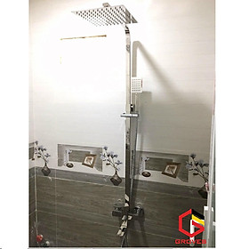 Mua Sen cây nóng lạnh nhập khẩu chính hãng GROVES thân vuông inox nguyên bản GS 8005