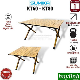 Bàn picnic dã ngoại gấp gọn Sumika KT60 - KT80- Bàn trà - cà phê