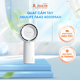 Mua Quạt Cầm Tay Mini JISULIFE FA43 Siêu Mát - Sạc Nhanh - Pin 4000mAh Sử Dụng Lên Đến 12H - Hàng Chính Hãng