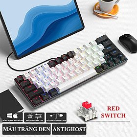 Mua Bàn phím cơ Blue KA6406 với thiết kế mini size vô cùng nhỏ gọn kèm theo đèn led RGB- JL