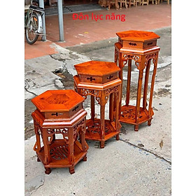 Mua Đôn lục năng gỗ gõ (cao 50cm đến 80cm  mặt 32cm)
