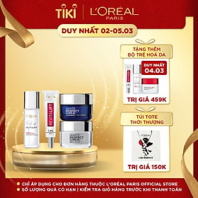 Bộ dưỡng trắng chống thâm nám và cấp ẩm toàn diện L'Oreal Paris