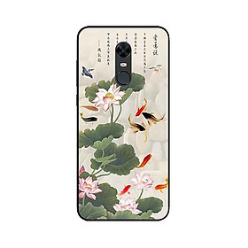 Ốp Lưng in cho Xiaomi Redmi 5 Mẫu Tranh Cá Koi - Hàng Chính Hãng