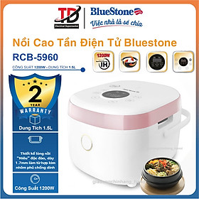 Mua Nồi Cơm Điện Tử Cao Tần Bluestone RCB-5960  1.5Lit-1200W  Lòng Nồi Siêu Dày  Hàng Chính Hãng