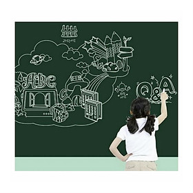 Decal Dán Tường Bảng Viết Màu Xanh EB36 (60 x 200 cm)