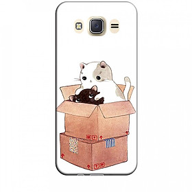 Ốp lưng dành cho điện thoại  SAMSUNG GALAXY J7 2016 Mèo Con Dễ Thương