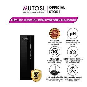 Mua  MIỄN PHÍ VẬN CHUYỂN & LẮP ĐẶT  Máy lọc nước Ion Kiềm Hydrogen. Hàng chính hãng MUTOSI MP-S1001H  10 cấp lọc mạnh mẽ  2 chế độ nước