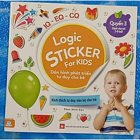 Logic Sticker for kids - Dán hình phát triển tư duy cho bé - quyển 3