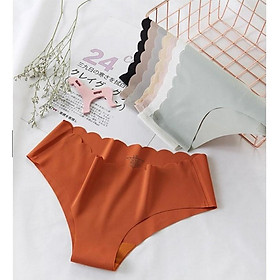 Combo 5 Quần Lót Nữ Su Đúc Không Đường May Viền Lưng, Freesize, Giao Nhiều Màu Tặng Kèm 5 Thun Cột Tóc Siêu Xinh