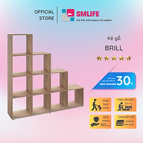 Mua Tủ để sách gỗ công nghiệp nhỏ gọn SMLIFE Brill
