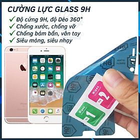 Dán cường lực dẻo nano trước và sau dành cho iPhone 6 Plus, 6S Plus