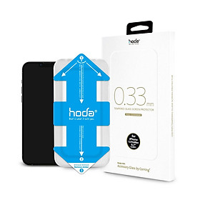 Mua Dán Cường Lực dành cho iPhone 13/13 Pro/13 Mini/13 Pro Max HODA Full Clear AGbC Corning Kèm Khung Dán - Hàng Nhập Khẩu