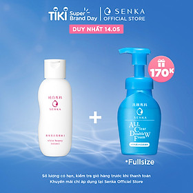 Nước dưỡng làm mềm và trắng da Senka White Beauty Lotion I 200ml