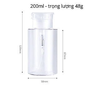 Mua Lọ chiết mỹ phẩm toner có nút nhấn tiện lợi