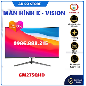 MÀN HÌNH K-VISION 27 INCH 2K - GM275QHD - TẦN SỐ 75Hz - HÀNG CHÍNH HÃNG