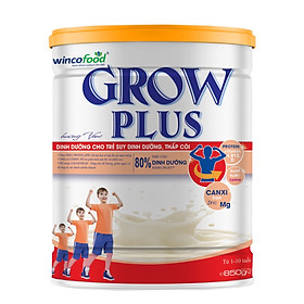 Sữa non Wincofood GROWPLUS 850g dành cho trẻ suy dinh dưỡng, thấp còi
