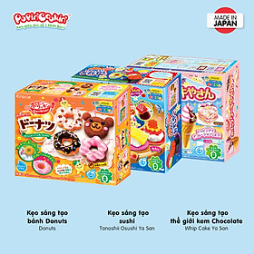 Combo 3 hộp kẹo sáng tạo popin cookin đồ chơi ăn được : sushi + cơm bento + làm kem