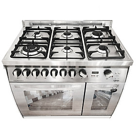 Bếp Gas Kết Hợp Lò Nướng Lofra Curva CSD96MFE/Ci - Hàng Chính Hãng