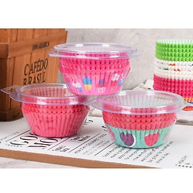 Mua Chén Giấy Nướng Muffin Cups Cake SET 100 cái lốc - CUPCAKEGIAY01