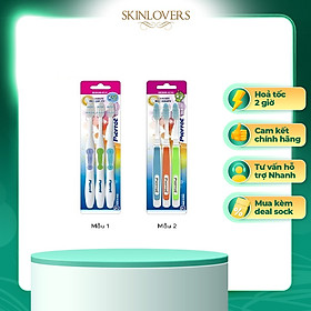 Bộ ba bàn chải sắc màu mềm Pierrot