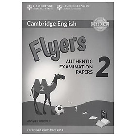 Hình ảnh Cambridge English Young Learners 2 for Revised Exam from 2018 Flyers Answer Booklet: Authentic Examination Papers