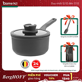 Mua Quánh Berghoff Stone+ 18cm nắp kính - Hàng chính hãng  bảo hành 24 tháng