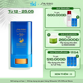 Chống nắng dạng thỏi Shiseido GSC Clear Suncare Stick SPF50+ 20G