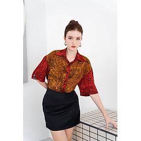 LAAS Áo somi beo vằn nổi bật cá tính