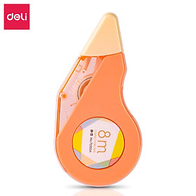 Bút Xóa Băng Học Sinh 8M Xinh Xắn Deli - Xóa Sạch Bám Dính Tốt Khô Nhanh Viết Đè Lên Ngay - Băng Kéo Văn Phòng Nhiều Màu