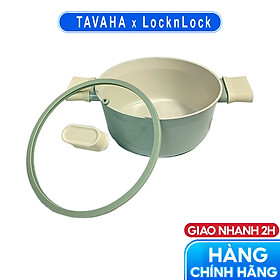 Mua NỒI 2 TAY CẦM SUIT LocknLock  20CM  Màu MINT CSU1202MIT-Hàng chính hãng